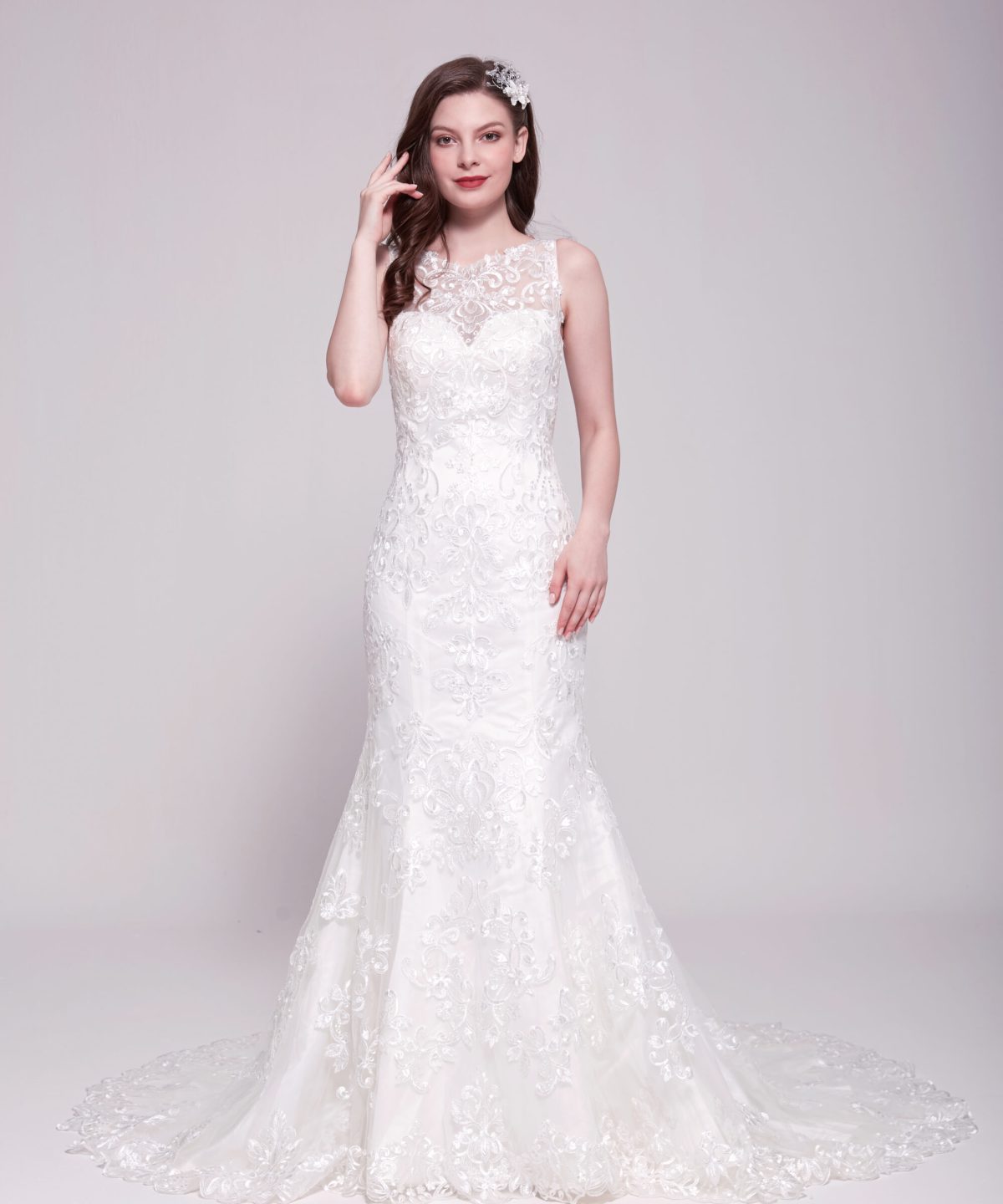Perfect Day - A beautiful fit and flare design covered in stunning lace