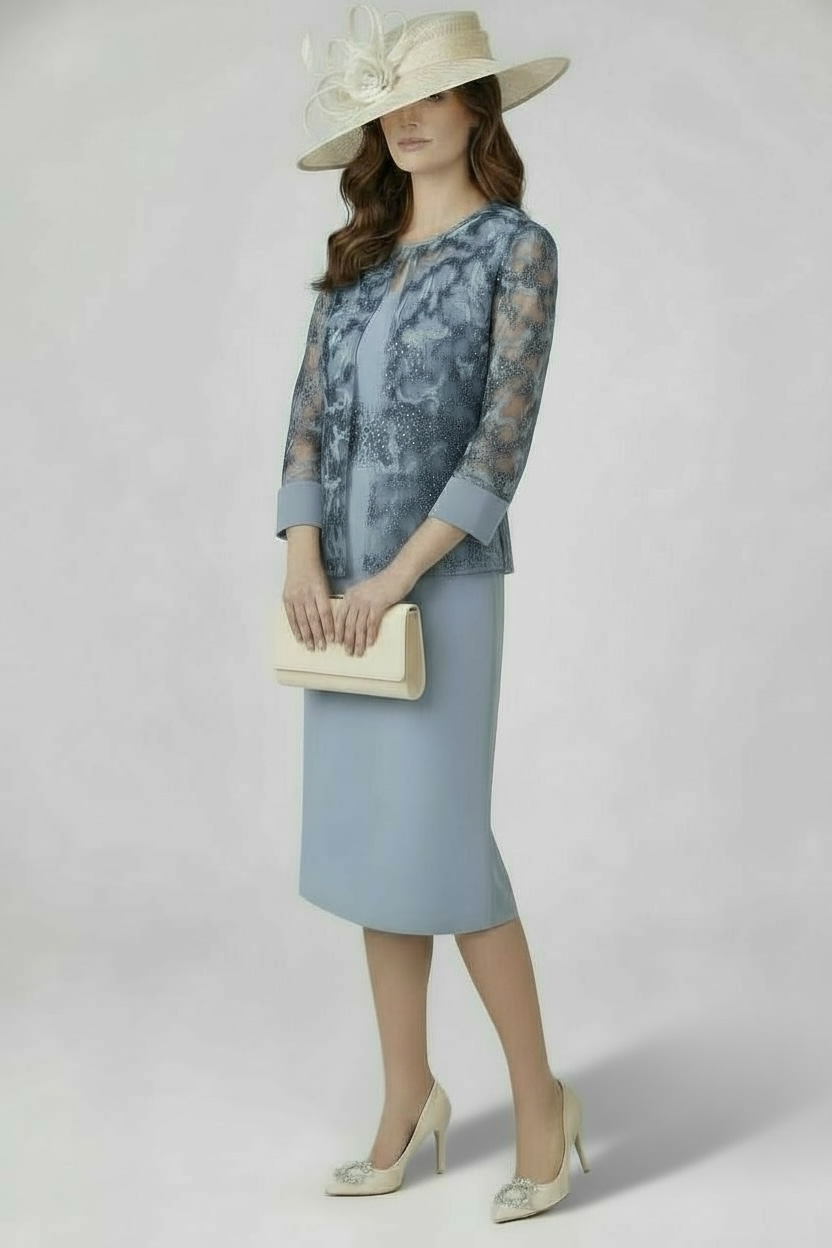 Céline Dress with short jacket ~ Mother of the bride & groom