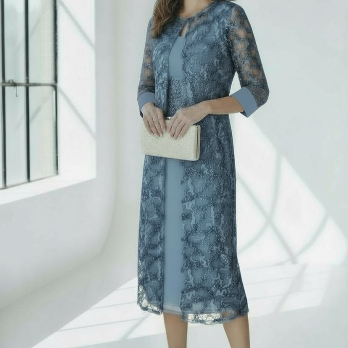 Céline Dress & Long Jacket ~ Mother of the bride & groom