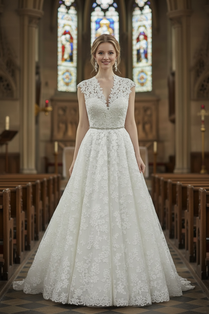 Cressida Orr ~ a stunning embellished gown with demure V- collared neckline | WED4LESS OUTLETS ~ Wedding Dress & Bridesmaid Dress Outlets | Stockport | Newcastle | Burton | West Bromwich | Halifax Cressida Orr ~ a stunning embellished gown with demure V- collared neckline | WED4LESS OUTLETS ~ Wedding Dress & Bridesmaid Dress Outlets | Stockport | Newcastle | Burton | West Bromwich | Halifax