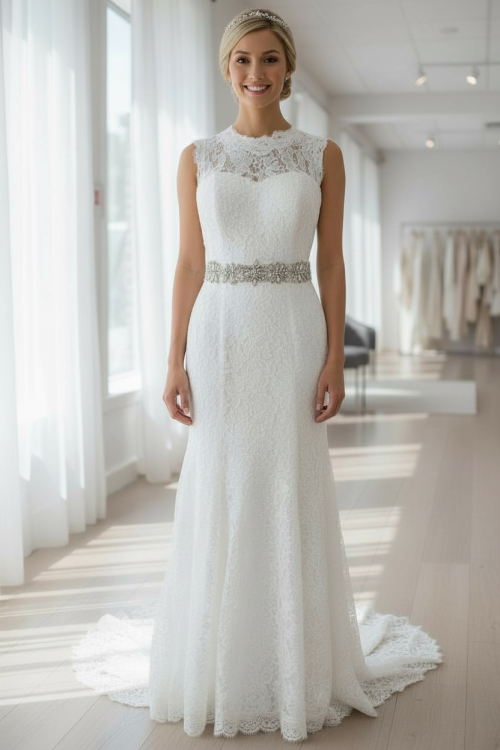 Crystal- A formal elegant lace gown